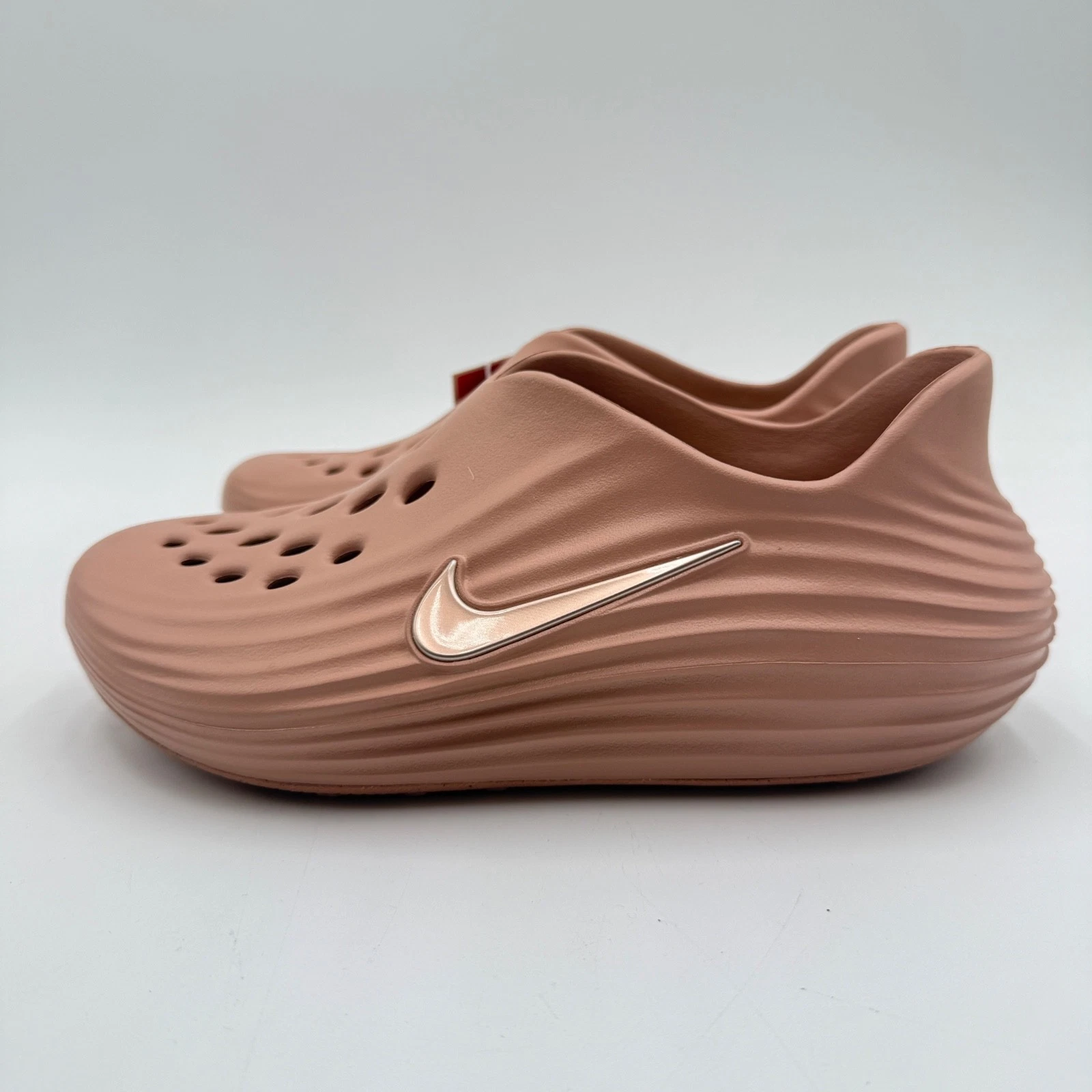 Nike Size 7Y ReactX Rejuven8 'Rose Gold' (GS) Foam Shoes IF1746-602