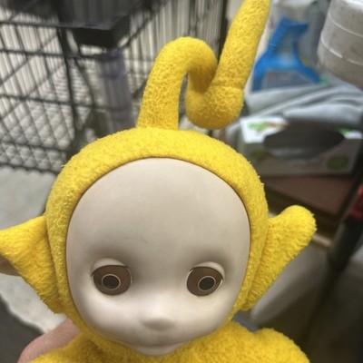 Vintage Playskool Teletubbies Lala Talking Plush Toy 16-inch Doll Yellow WORKS!