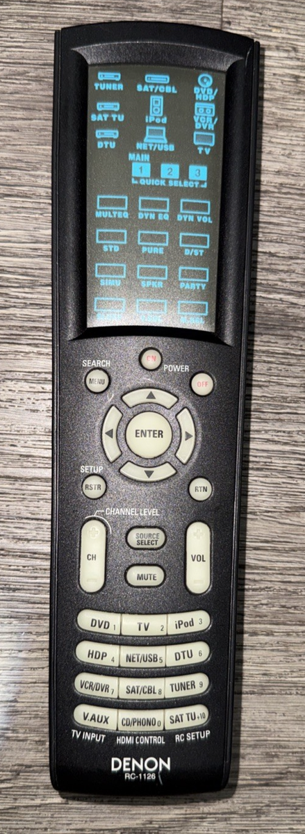 Genuine DENON RC-1126 Remote Control AVR-4810CI AVR4810CI AV