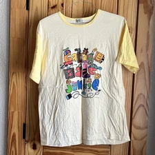 Women’s Collection Etc Granny T-shirt Size M Yellow Garage Sale Junkie