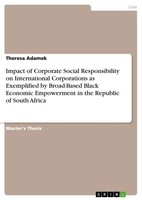 Theresa Adamek | Impact Of Corporate Social Responsibility On International...