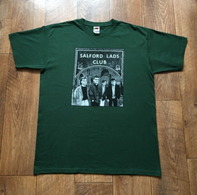 Vintage The Smiths Salford Lads Club Green T Shirt Morrissey Men's