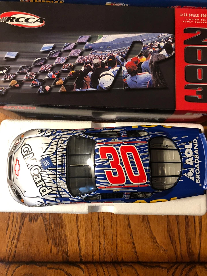 Tarjeta RCCA ESCALA 1:24 Steve Park #30 AOL/GM 2003 Monte Carlo Club Car 1 de 230 Foto 2 de 4