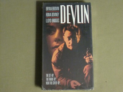 DEVLIN (1992) VHS RICK ROSENTHAL BRYAN BROWN ROMA DOWNEY LLOYD BRIDGES SEALED!