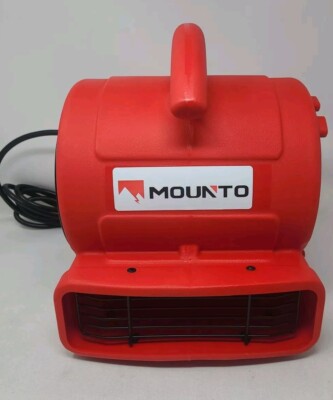 1/5hp Air Mover 800cfm Blower Fan Carpet Floor Drying Fan - 3-Speed Compact A...