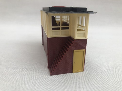 Triang R145 OO Gauge Modern Signal Box Brown No Chimmey GC Boxed - 第 3/16 張圖片