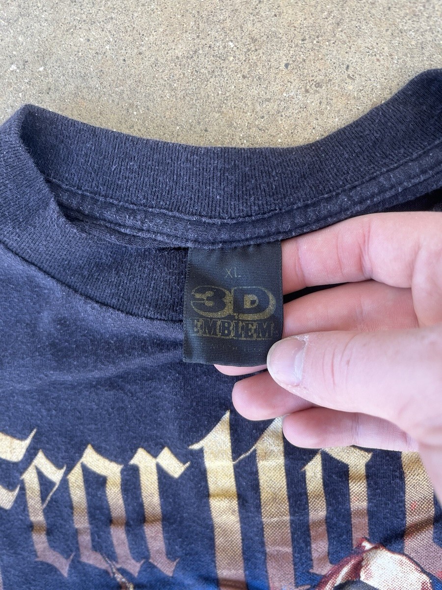 Vintage 3D Emblem Easyrider Fear No Evil Grim Reaper T Shirt