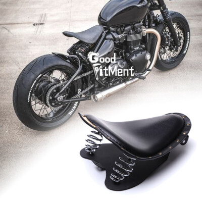 Für Triumph Bonneville Bobber 1200 Motorrad Solo Sitz Federsattel +Grundplatte