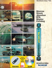 Monroe Shock Absorbers 1976 Master Catalog  PDF File USB Flash Drive