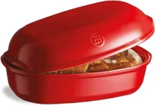 Emile Henry Artisan Bread Loaf Baker in Burgundy - New