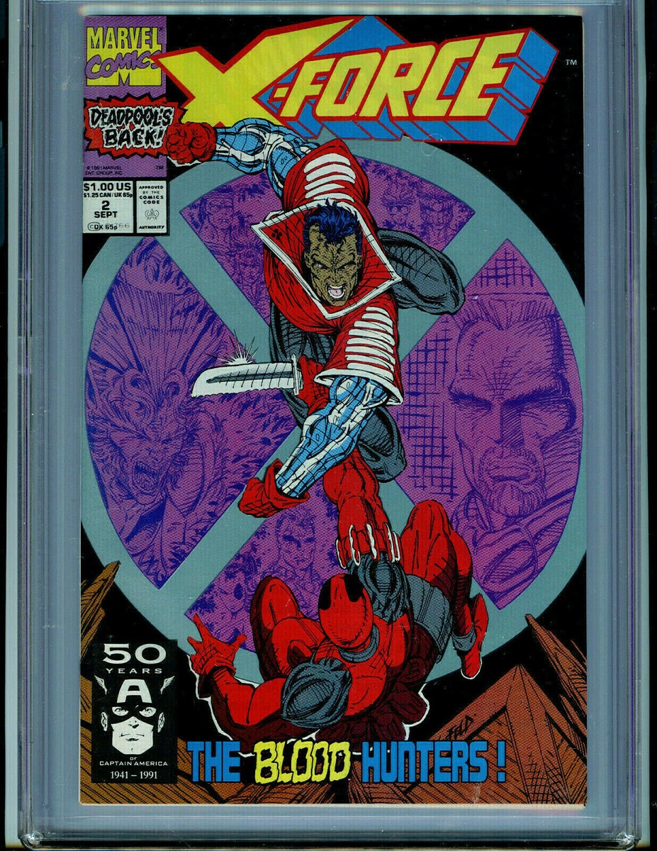 X-Force #2 CGC 9.4 Marvel Comics 1991 1st Weapon X 2nd