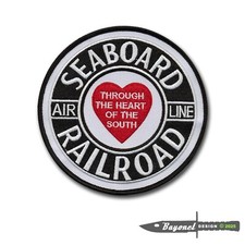 Seaboard Air Line Railroad Embroidered Patch with Wax Backing "Air Line"