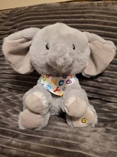 Cuddle Barn Elroy Elephant Interactive Plush Alphabet Singing Animated Moving