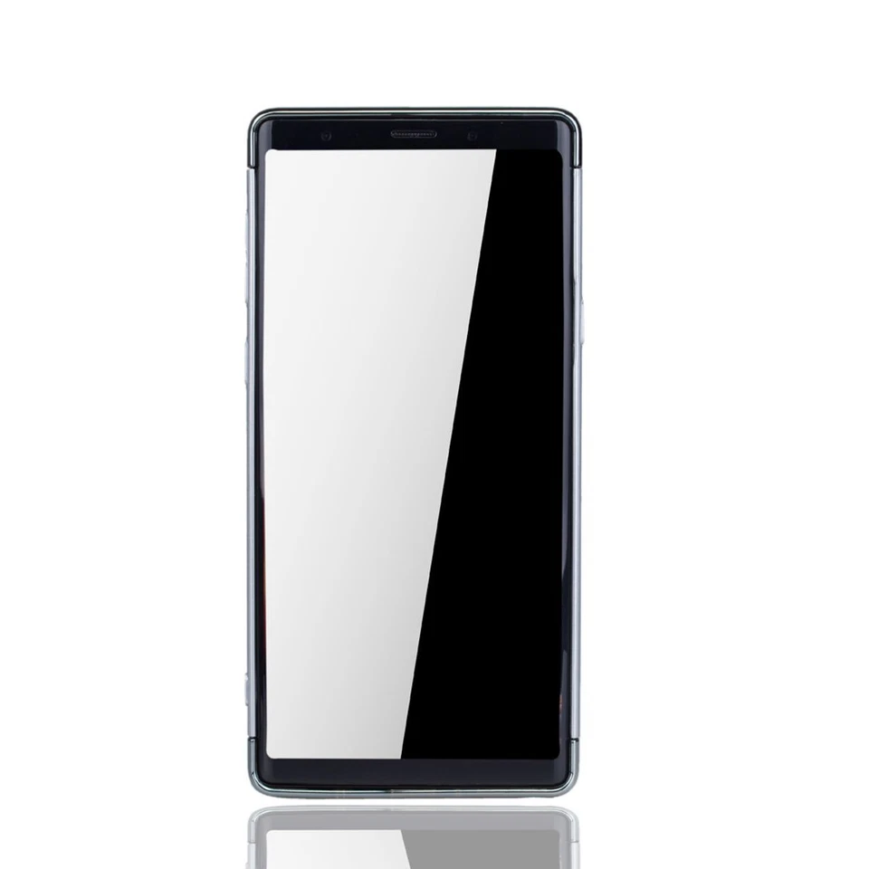Custodia Cellulare per Samsung Galaxy Note 9 Protettiva Cover Bumper Casi Silber - Immagine 3 di 4