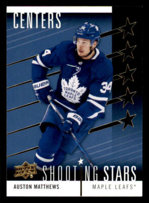 2019-20 Upper Deck Shooting Stars Centers #SSC3 Auston Matthews (ref 237553)
