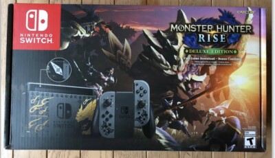 Nintendo Switch MONSTER HUNTER RISE Deluxe Edition Console Brand New Best Offer!