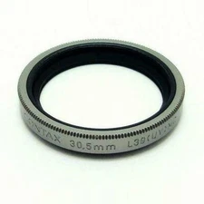 Genuine Contax 30.5mm L39 UV Lens Filter Silver Excellent from Japan F/S