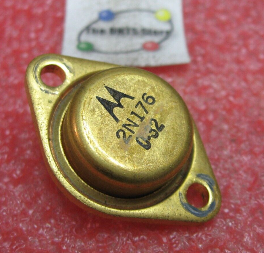 2N176 Motorola Power Germanium Ge PNP Transistor TO-3 - Used 2N176 Motorola Power Germanium Ge PNP Transistor TO-3 - Used