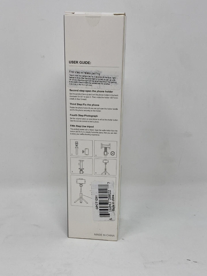 Kit de trípode para teléfono inteligente con obturador remoto monópie extensible inalámbrico para selfies Foto 3 de 4