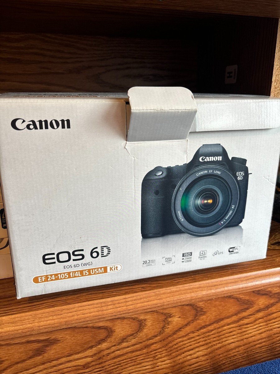 Canon EOS 6D (WG) Lens Kit EF24-105mm F4L IS USM included | eBay Canon EOS 6D (WG) Lens Kit EF24-105mm F4L IS USM included | eBay