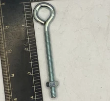 Brainerd Hex Nut B 4260 4" Zinc Eye Bolt with  Lot of 12 NEW ⭐