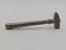 Vintage SEE'S CANDIES Candy Toffee Hammer Brittle ADVERTISING Silver Tone Meta