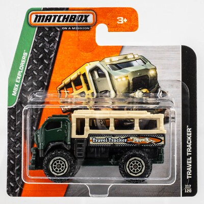 2014 Matchbox #117 Travel Tracker  GREEN | BEIGE | FSSC