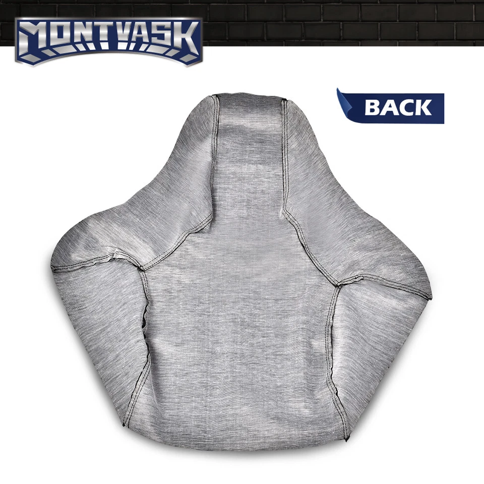 Funda de asiento apta para Yamaha Grizzly 600 1998-2001 cuero nueva cubierta estándar negra Foto 3 de 4