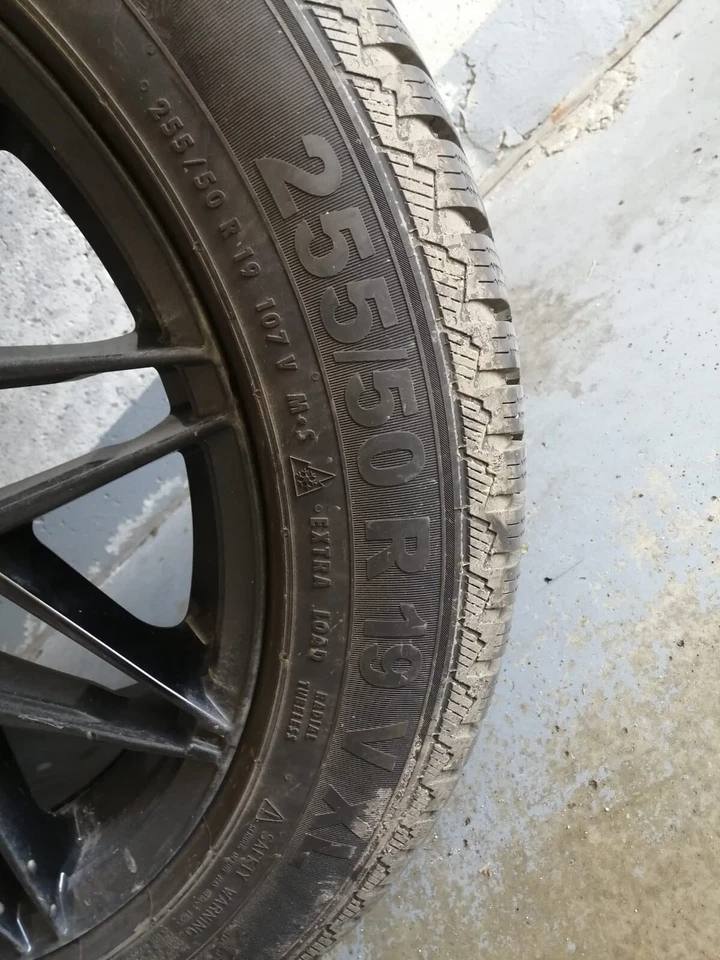 winterräder komplett set audi Q4, DOTZ,Semperit, 19 zoll, ca. 17000 km, profil 4 - Bild 3 von 4