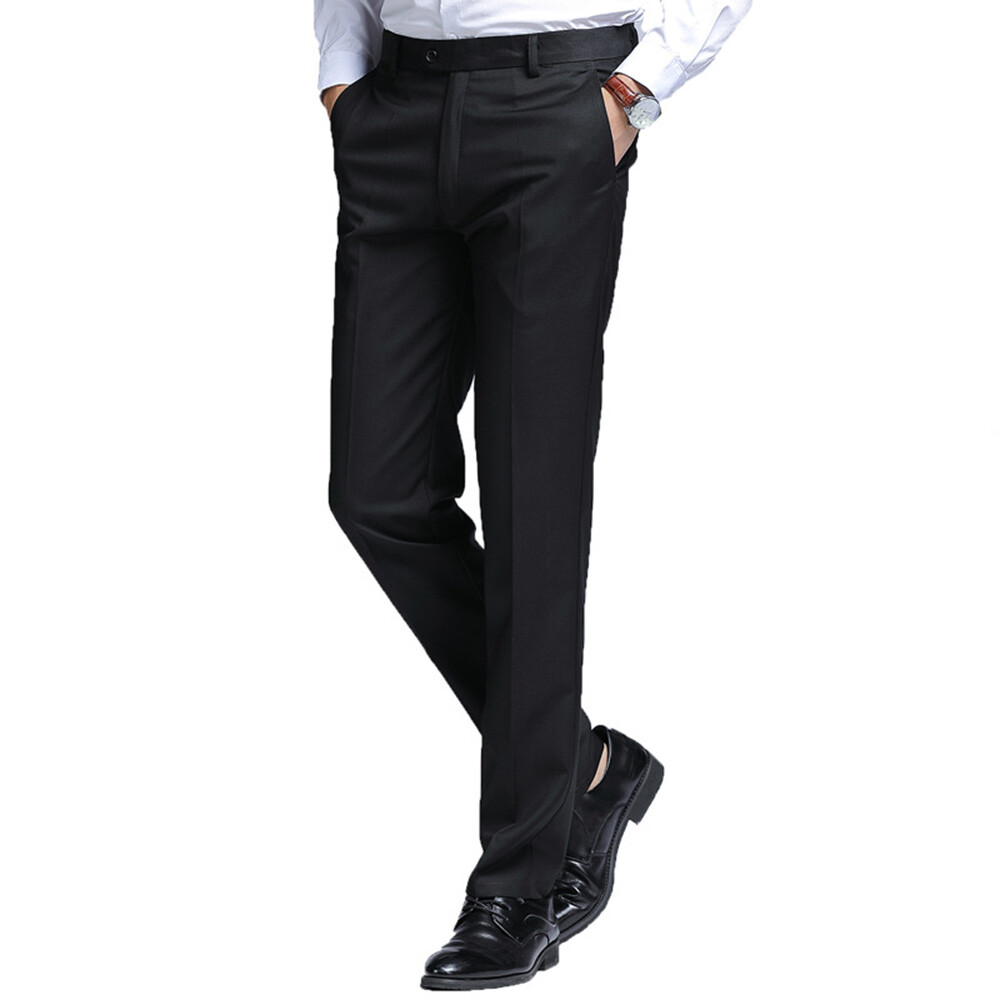 Pantalon Habillé Homme Pour Bureau - Taille 32 - Coupe Régulière - Polyester Chiné Multicolore Années 80
