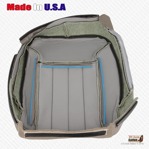 2006 -2008 Mercedes Benz ML320 ML350 ML500 ML550 Front Bottoms Leather Cover Tan - Picture 7 of 7
