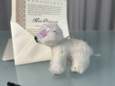 Steiff Animal 036750 Polar Bear Knut Ornament 8cm. Excellent Condition