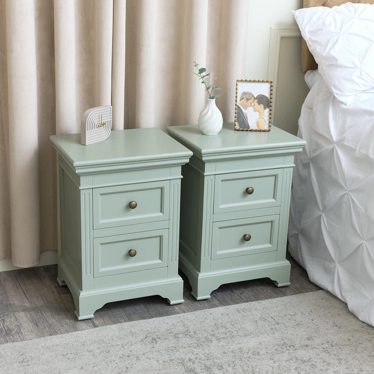 Sage green 2024 bedside table