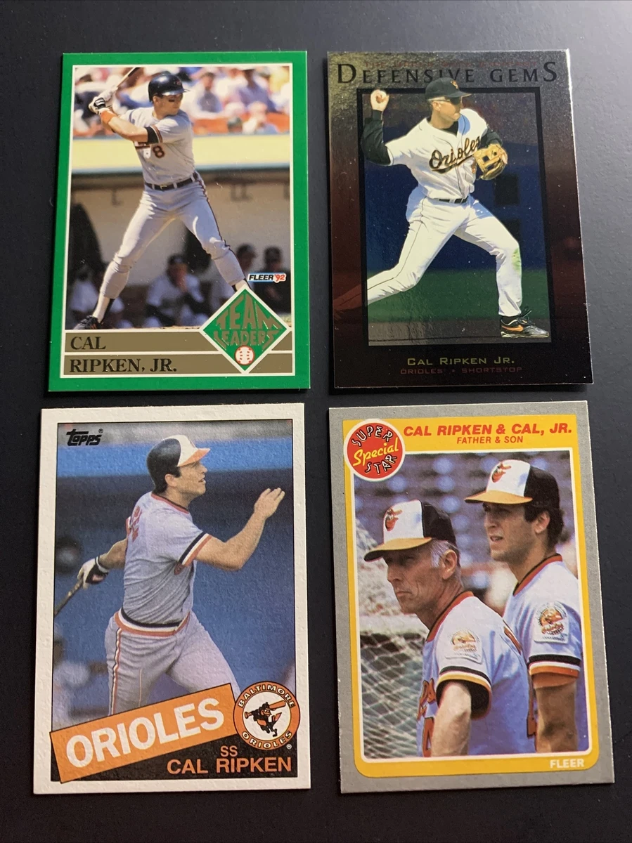 Cal Ripken Jr. 4 Card Lot Fleer Upper Deck Topps | eBay
