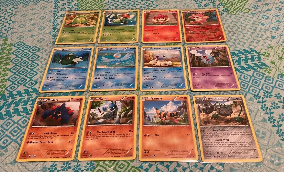 Pokemon Trading Card Game - EMERGING POWERS - CHOOSE YOUR CARD LOT NM +TOPLOADER