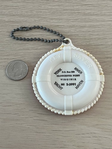 York River Yacht Haven Gloucester Point Virginia Float Keychain Key ...