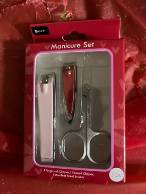 3 PIECE MANICURE KIT  GREAT GROOMERS  NEW IN PACKAGE