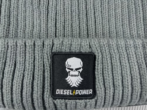 Diesel Brothers Beanie Toque Adult One Size Dark Gray Ribbed Knit Acrylic Blend - Picture 3 of 7