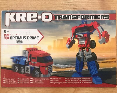 KREO Anleitung Manual NUR Transformers 31143 Optimus Prime OHNE STEINE/BOX Kre