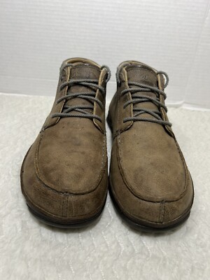 Olukai Mens Size 11 Brown Hamakua Leather Ankle Boots Rubber Soles Olukai Men main image 4