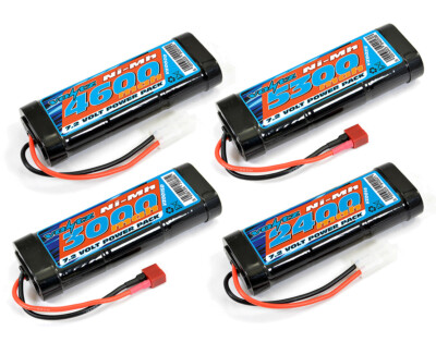 Voltz 7,2 V RC NiMH Akku - Kapazität wählbar Tamiya oder Deans Stecker