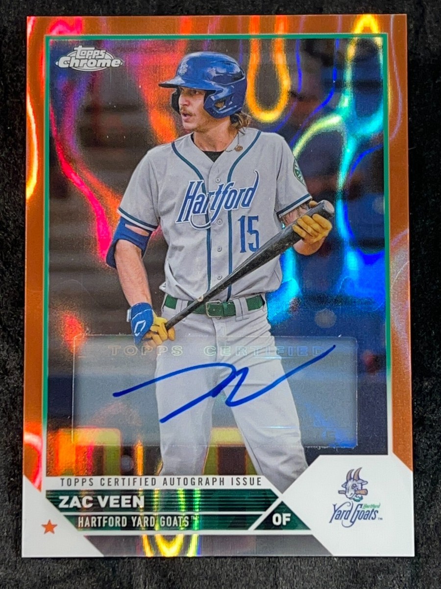 2023 Topps Chrome Xavi Auto Orange Lava