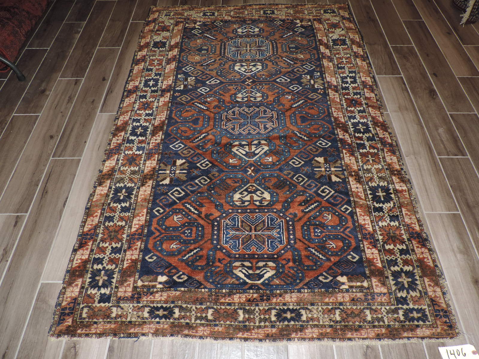 5x7ft. Antique Tribal Caucasian Kuba Kazak Wool Rug eBay