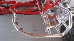 Barras Nerf Honda TRX 250R 88-89 Pro Peg Alba Racing plateadas/azules 218-T7-SL Foto 4 de 4