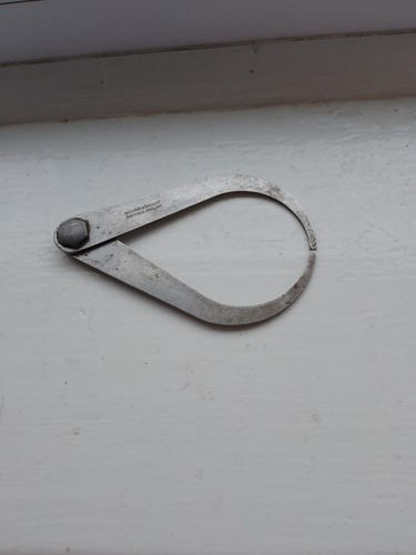 Vintage hand-held caliper for motor shaft diameter measuring etc. - Picture 5 of 7