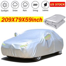 Full Car Cover Waterproof All Weather Protection Rain Snow Sun Uv Resistant 209