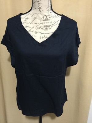 Primark women short sleeve shirt top blouse size 4, 085WET11