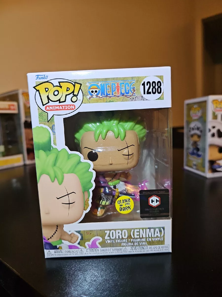 Funko Pop! Animation: One Piece - Roronoa Zoro Enma Glow-in-the-Dark  Exclusive