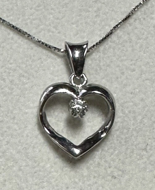 Collana da donna con diamanti da 1 ct, ciondolo a forma di stella con diamanti, collana da donna, ciondolo a forma di stella in oro bianco 14 carati con stella di diamanti