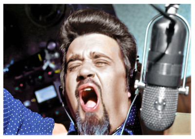 WOLFMAN JACK - 5''X7'' PHOTOGRAPH